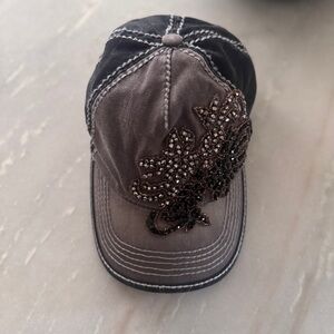 Olive & Pique Rhinestone Baseball Hat
